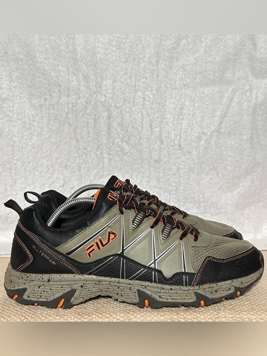 Fila Other - Fila Mens Green At Peak 24 Trail/Hiking Synth/Mesh Athletic Sneakers Shoes SZ 11